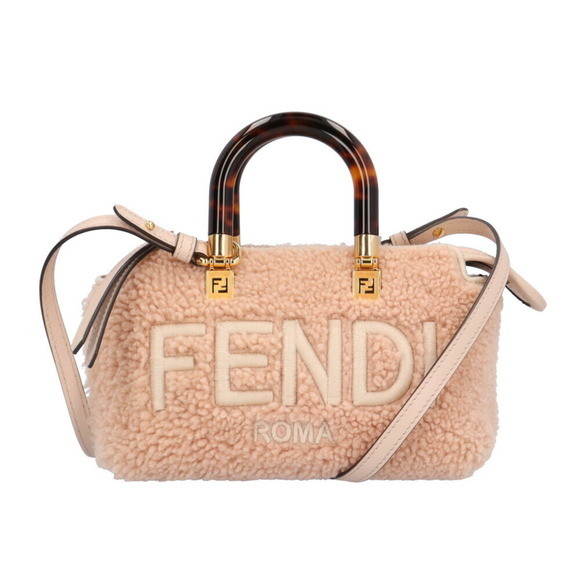 FENDI Pink Leather Shoulder Bag - Picture 1 of 8